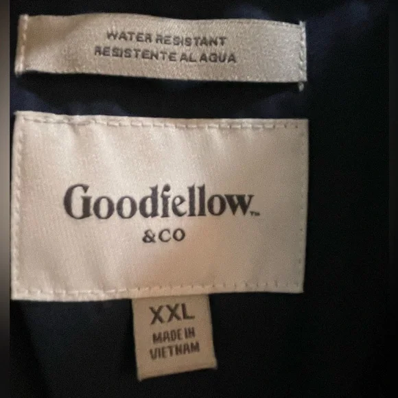 Goodfellow & Co., Mens Lightweight Rain Jacket, Water Resistant, Size XXL, Used - Picture 6 of 9